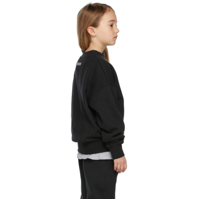 Shop Essentials Kids Black Pullover Sweatshirt