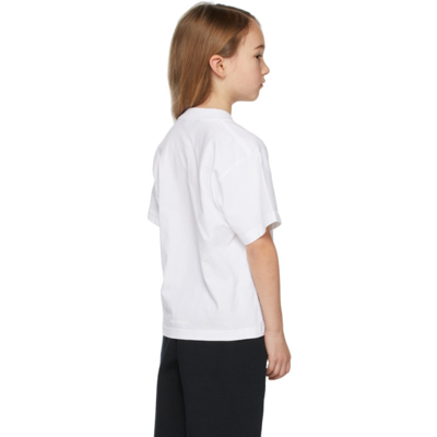 Shop Balenciaga Kids White The Simpsons Edition T-shirt In 9000 White