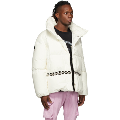 Shop Moncler Genius Ssense Exclusive 6 Moncler 1017 Alyx 9sm Off-white Down Arbutus Jacket In 034 Beige