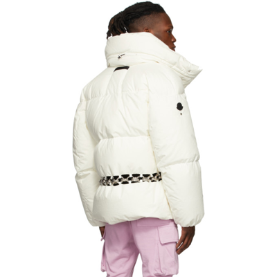 Shop Moncler Genius Ssense Exclusive 6 Moncler 1017 Alyx 9sm Off-white Down Arbutus Jacket In 034 Beige