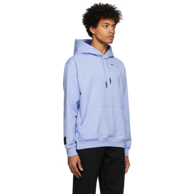 Shop Mcq By Alexander Mcqueen Mauve Relaxed Hoodie In 5355 Hyper Lilac