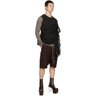 Shop Rick Owens Black Basic Tank Top In 09 Black