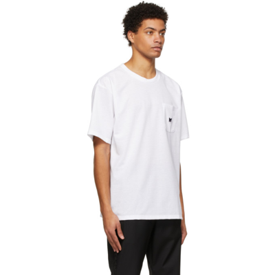 Shop Needles White Crew T-shirt In A-white