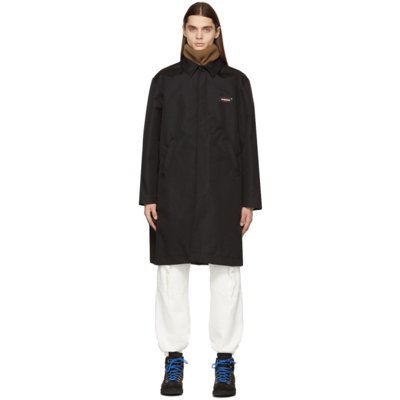 Shop Undercover Black Eastpak Edition Nylon Coat