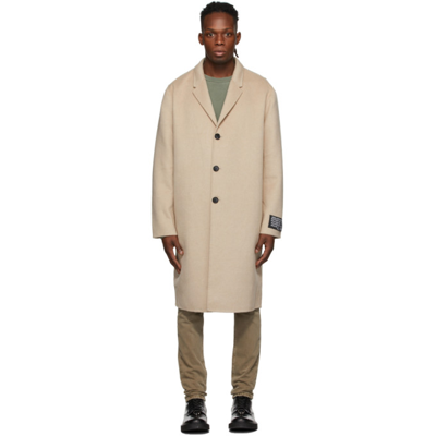 Ksubi Mogul Wool Blend Coat In 16 Tan