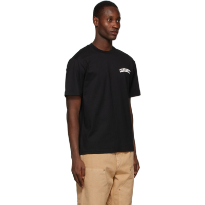 Shop Carhartt Black University Script T-shirt In 8990 Black