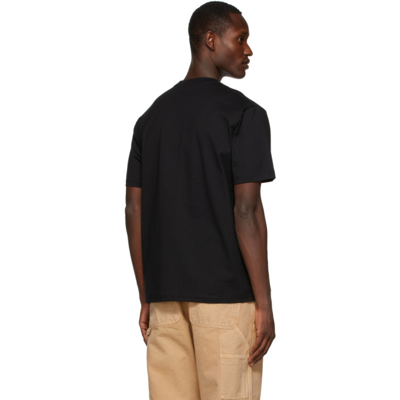 Shop Carhartt Black University Script T-shirt In 8990 Black