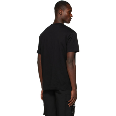 Shop Givenchy Black Chain Collar T-shirt In 001-black