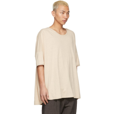 Beige #73 T-shirt In Natural Brown