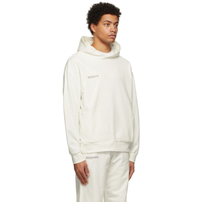 Shop Pangaia Off-white 365 Hoodie In Off White