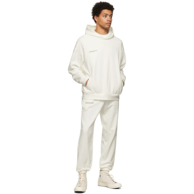 Shop Pangaia Off-white 365 Hoodie In Off White