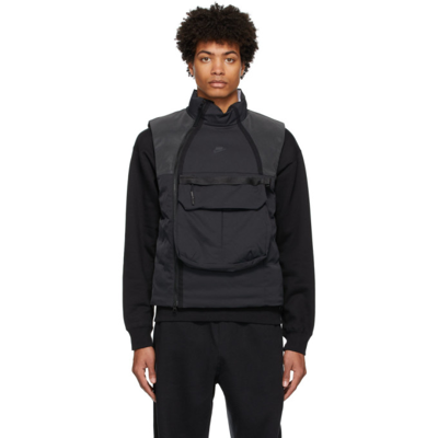 Nike Sportswear Therma-fit Tech Pack Men's Insulated Vest In Black,black |  ModeSens