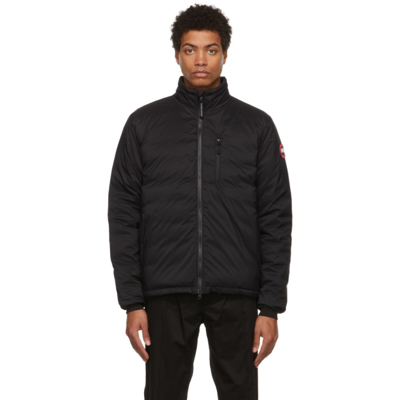 Shop Canada Goose Black Down Lodge Jacket