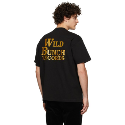 Shop Wacko Maria Black Standard Crewneck 'wild Bunch' T-shirt