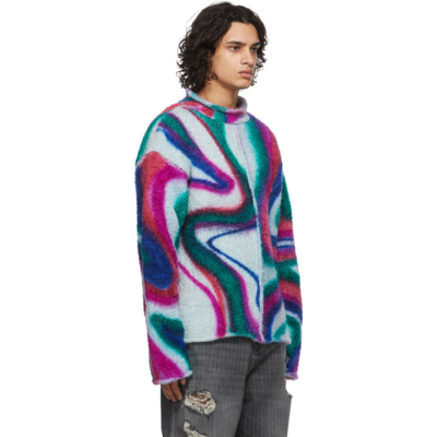 Shop Agr Multicolor Hand-spray Swirl Sweater