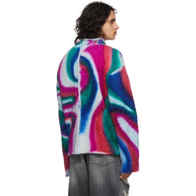 Shop Agr Multicolor Hand-spray Swirl Sweater