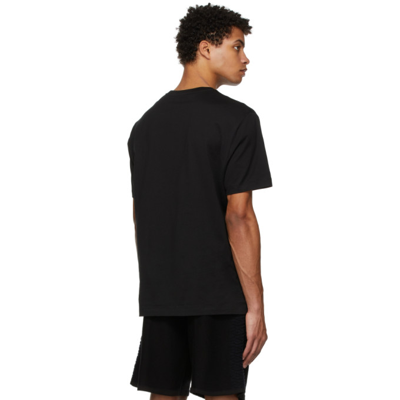 Shop Versace Black Medusa Music T-shirt In 1b000 Black