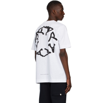 Shop Alyx White Melt Circle T-shirt
