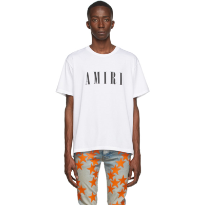 Shop Amiri White Core Logo T-shirt