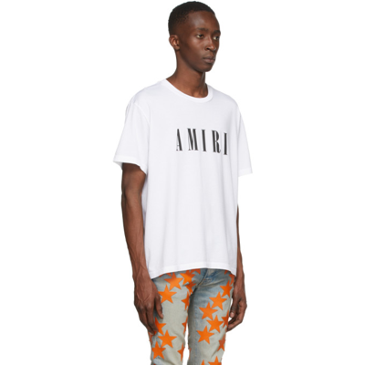 Shop Amiri White Core Logo T-shirt