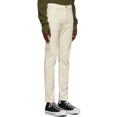Shop Rag & Bone Beige Fit 2 Aero Stretch Denim Jeans In Ecru