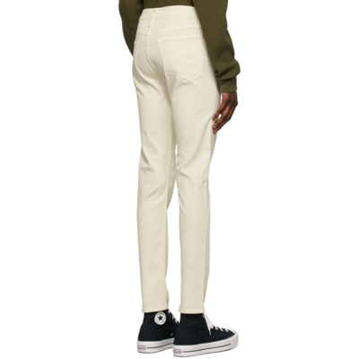 Shop Rag & Bone Beige Fit 2 Aero Stretch Denim Jeans In Ecru