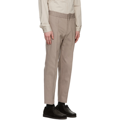 Tiger Of Sweden Taupe Sosa Trousers In 01r-dawn-misty | ModeSens