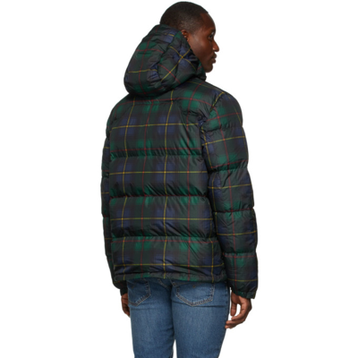 Polo plaid hot sale bubble jacket