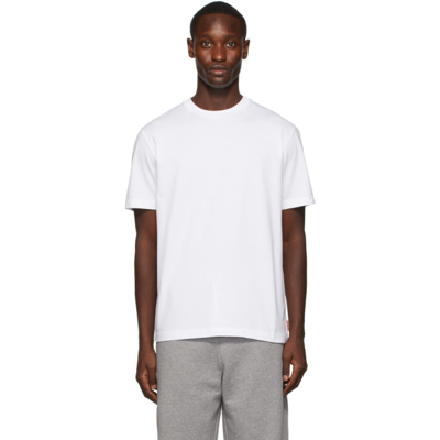 Shop Acne Studios White Short Sleeve T-shirt In Optic White