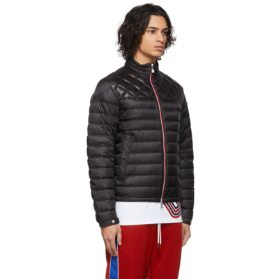 Shop Moncler Black Benamou Down Jacket In 999 Black