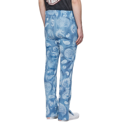 Shop Alchemist Blue Lando Lounge Pants In Sun Baked Blue