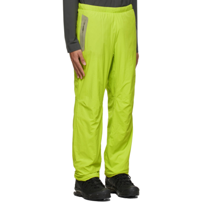 Green Metric Insulated Trousers In Limelight