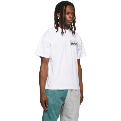 Shop Aries White Temple T-shirt