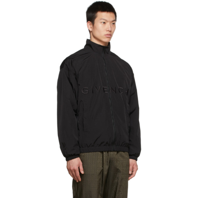 Shop Givenchy Black 4g Jogger Jacket In 001-black