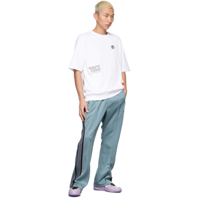 Shop Aape By A Bathing Ape White Pocket T-shirt In Whx White