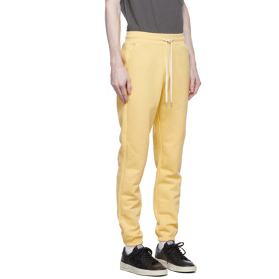 Shop John Elliott Yellow La Lounge Pants In Blonde