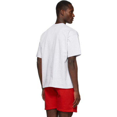 Shop Adidas X Humanrace By Pharrell Williams Grey Humanrace Basics T-shirt In Light Grey Heather
