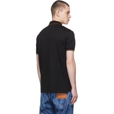 Shop Versace Black Medusa Polo In 1b000 Black