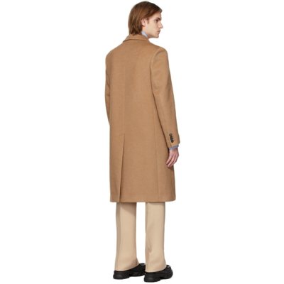 Shop Gucci Tan Camel Coat In 2250 Oman Camel