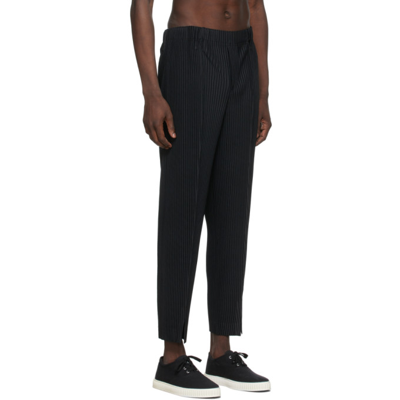 Issey Miyake Black Tailored Pleats 1 Trousers In 15-black