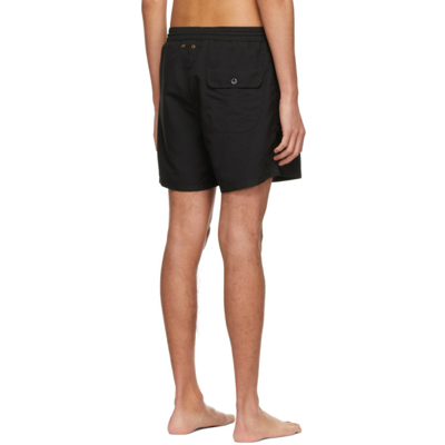 Shop Agnona Black Swim Shorts In K09 Black