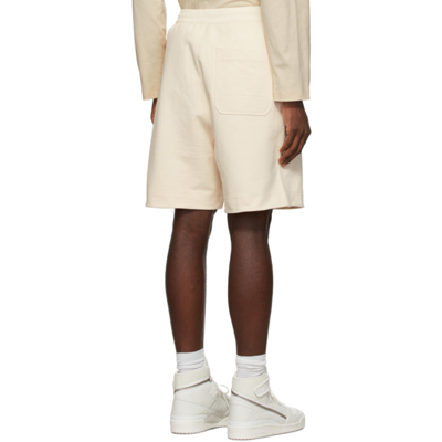 Shop Y-3 Beige Cl Shorts In Linen