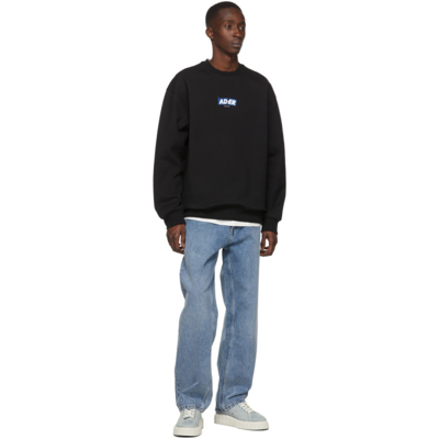 Shop Ader Error Black Og Box 4211 Sweatshirt