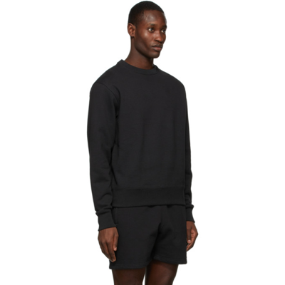 Shop Adidas X Humanrace By Pharrell Williams Black Humanrace Basics Crew Sweatshirt