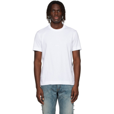 Shop Givenchy White Chino Edition Dog Print T-shirt In 100-white