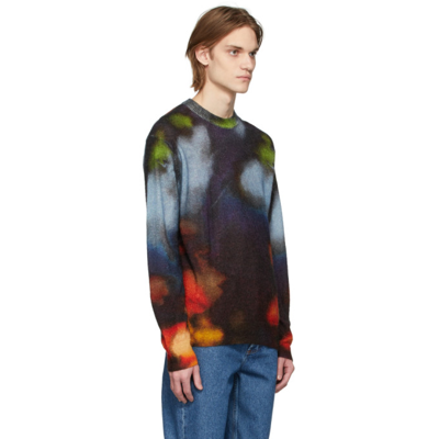 Shop Paul Smith Multicolor Ink Spill Sweater In 79 Blacks