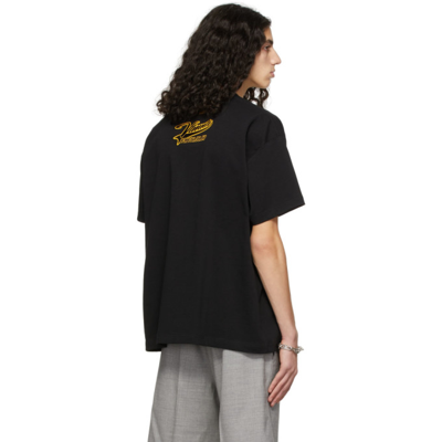 Shop Vtmnts Black & Gold College T-shirt