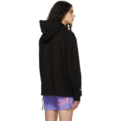 Shop Double Rainbouu Black Couch Surf Crew Hoodie In Lunar Surf