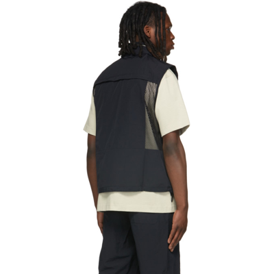 Shop Helmut Lang Black Tactical Vest