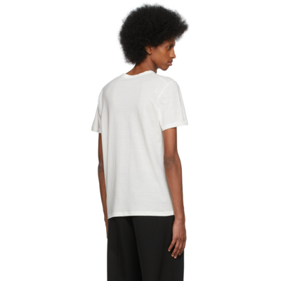 Shop Jil Sander White Cotton T-shirt In 100 - White